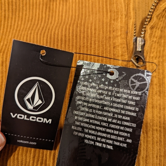 Volcom Men's Brown Corduroy Jacket - Picture 7 of 10